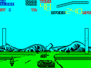 Chase HQ II: Special Criminal Investigation screenshot 3 for ZX Spectrum